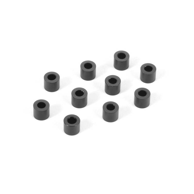 Arandela alu 3x6x5.0 mm negro (10) Xray 303126-K