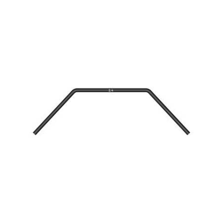 Barra estabilizadora delantera 2.4 mm corta Xray 342484-S