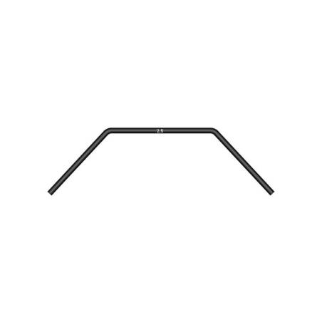 Barra estabilizadora delantera 2.5 mm corta Xray 342485-S