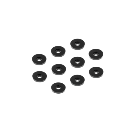 Arandela aluminio 3x9x2.0 mm negro (10) Xray 303119-K