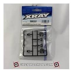 Piezas plástico amortiguador XLP2 tapón 2 agujeros Xray Ref. 308337