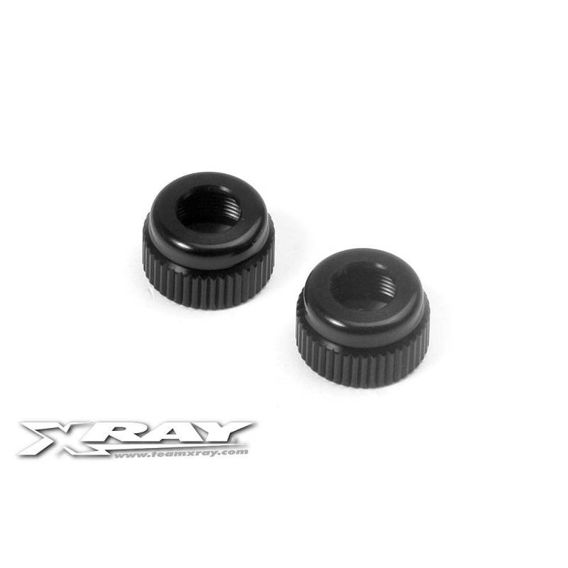 Tapón inferior amortiguador aluminio (2) Xray 368140