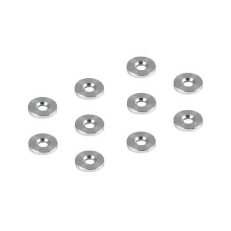 Arandela aluminio 3x9x1.0 mm avellanado profundo (10) Xray 303118-C