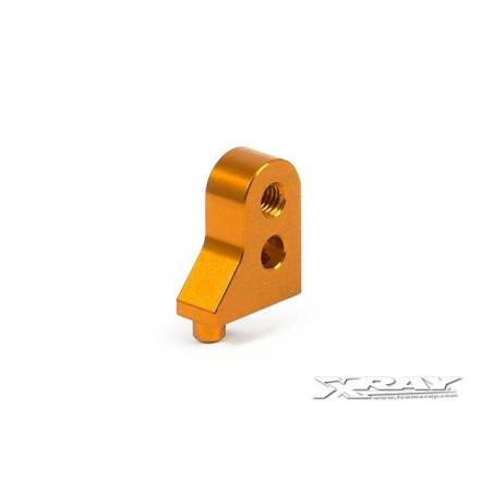 Soporte aluminio inferior suspensión T3 naranja Xray 302046-O