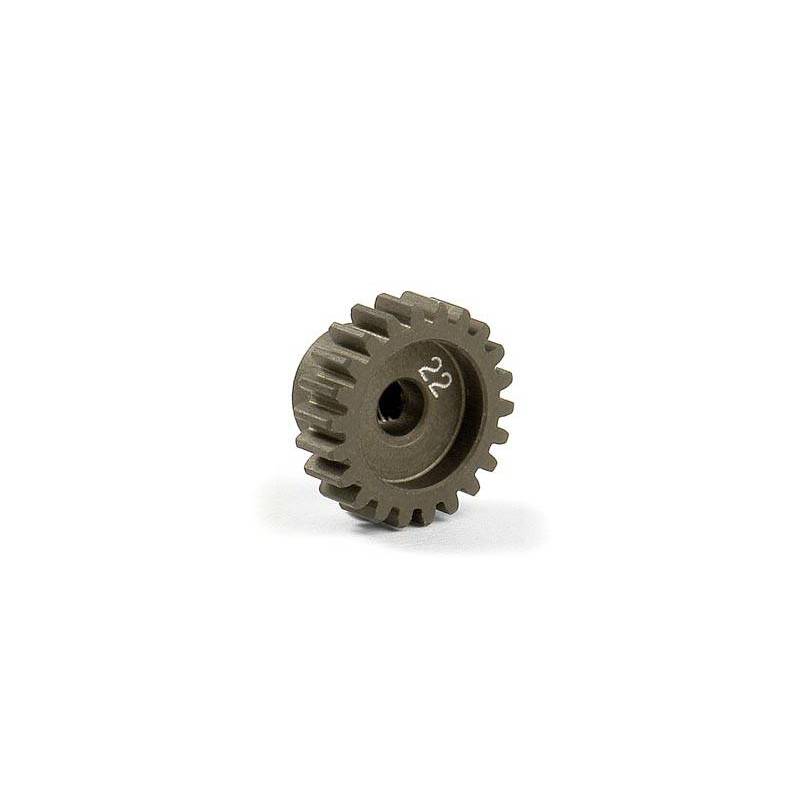 Piñón aluminio estrecho tratamiento duro 22T 48P Xray Ref. 305922