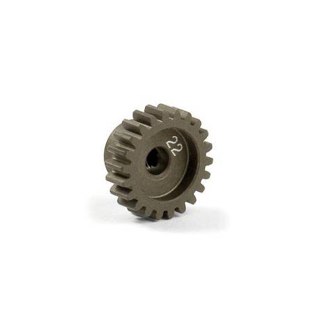Piñón aluminio estrecho tratamiento duro 22T 48P Xray Ref. 305922