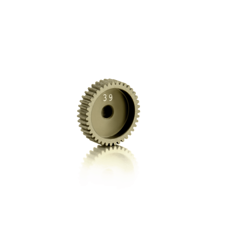 Piñón aluminio estrecho tratamiento duro 39T 64P Xray Ref. 305989