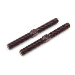 Link tirante ajustable M5 derecho/izquierdo 50 mm acero HUDY (2) Xray 352630