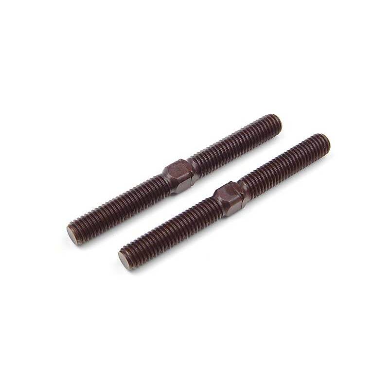 Link tirante ajustable M5 derecho/izquierdo 50 mm acero HUDY (2) Xray 352630