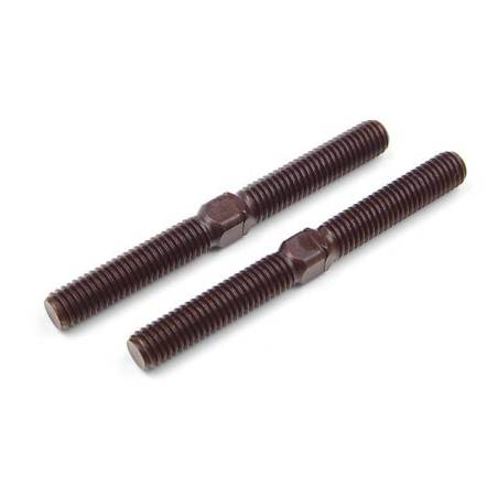 Link tirante ajustable M5 derecho/izquierdo 50 mm acero HUDY (2) Xray 352630