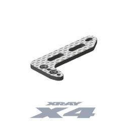 Placa carbono soporte servo X4 3.0mm Xray Ref. 306237
