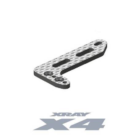 Placa carbono soporte servo X4 3.0mm Xray Ref. 306237