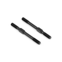 Tensor ajustable M4 derecho/izquierdo 45 mm acero HUDY (2) Xray 352612