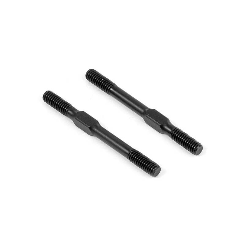 Tensor ajustable M4 derecho/izquierdo 45 mm acero HUDY (2) Xray 352612