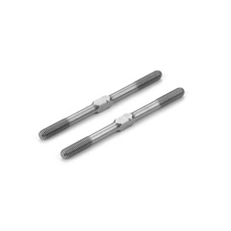 Link tirante ajustable 50 mm M3.5 L/R acero HUDY (2) Xray 362624
