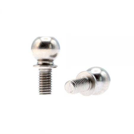 Bola mangueta delantera 6.0mm rosca M3x5.5mm X4 acero Hudy Xray Ref. 303260