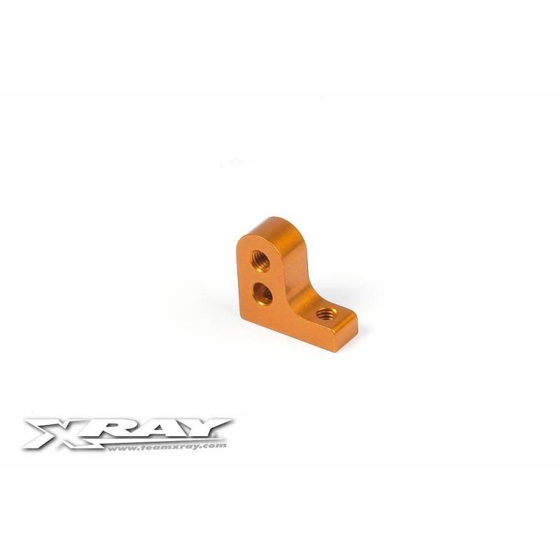 Soporte suspensión inferior aluminio T4 naranja Xray 302049-O