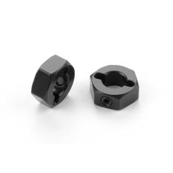 Hexágono aluminio offset -0.75mm negro (2) Xray Ref. 335251