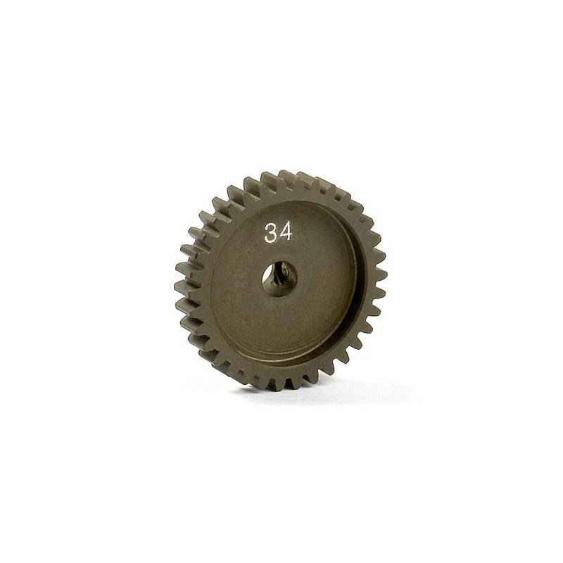 Piñón aluminio estrecho 34T 48P Xray Ref. 305934