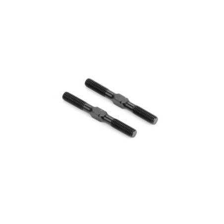Turnbuckle caída M5 derecho/izquierdo 46 mm acero HUDY (2) Xray 352625