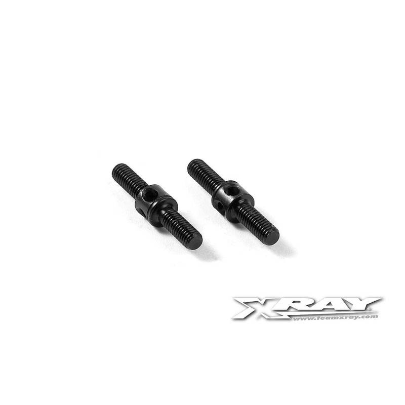 Link tirante derecha + izquierda 20mm acero Hudy (2) Xray Ref. 342630
