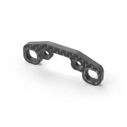 Soporte carbono trasero superior trapecio 3.5mm Xray Ref. 343047