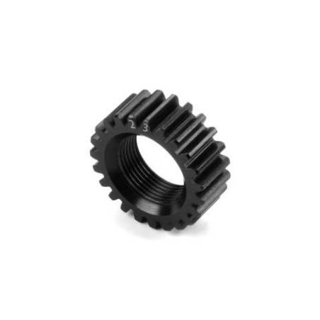 Piñón aluminio BBB 23T (2nd) tratamiento duro Xray 348433