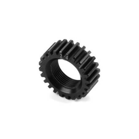 Piñón aluminio BBB 24T (2nd) tratamiento duro Xray 348434
