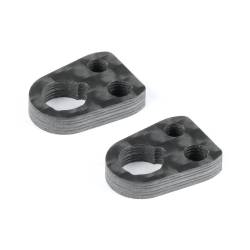 Placa carbono X4 para tope trapecio (2) Xray Ref. 302103