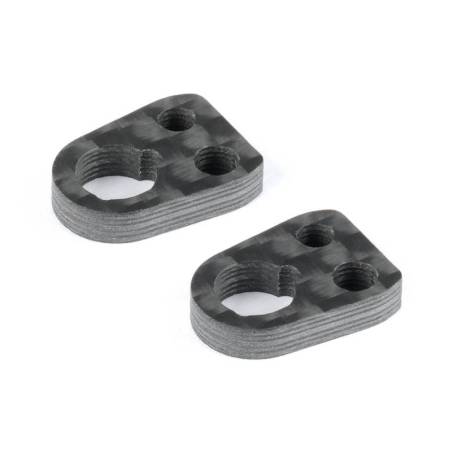 Placa carbono X4 para tope trapecio (2) Xray Ref. 302103