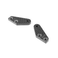 Placa dirección carbono XB8 3 puntos (1+1) Xray 352368