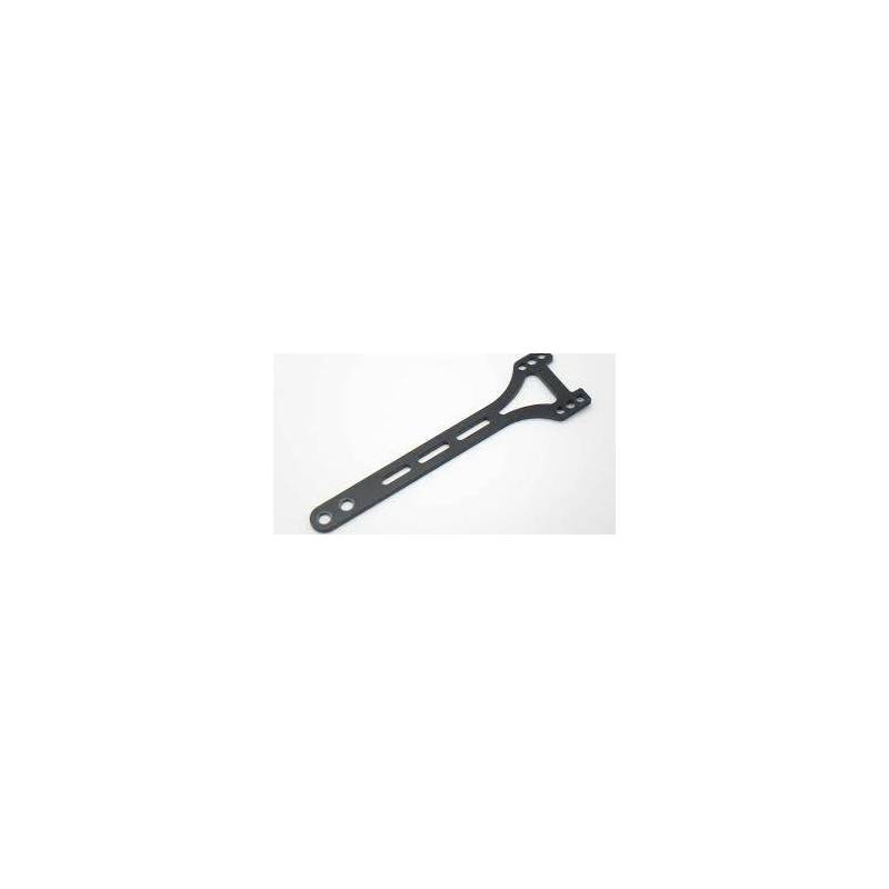 Placa superior fibra vidrio X4 parte trasera dividida Xray 301078-K