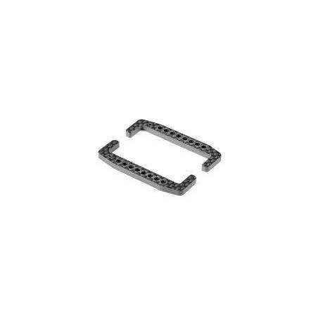 Topes carbono batería 3.5mm inferior (2) Xray Ref. 326178
