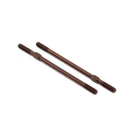 Turnbuckle M3 derecho/izquierdo 62 mm HUDY spring steel (2) Xray 352648