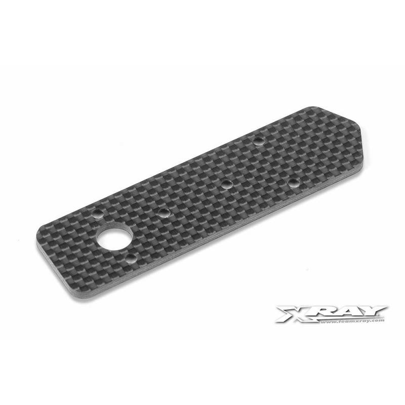 Placa carbono delantera chasis Xray Ref. 341180