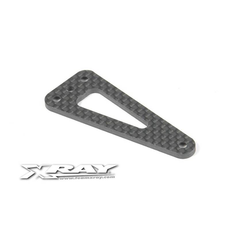 Soporte carbono servo T4 2.5mm Xray Ref. 306230