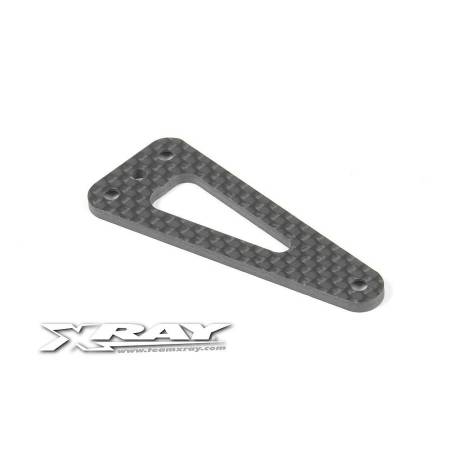 Soporte carbono servo T4 2.5mm Xray Ref. 306230