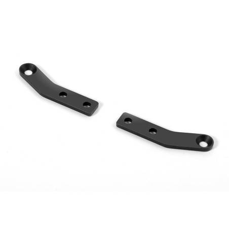 Extensiones aluminio trapecio delantero inferior 2017 derecha + izquierda Xray Ref. 342196