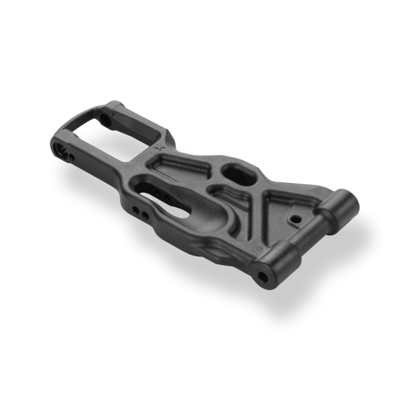 Trapecio delantero inferior XB8'19 C-hub graphite Xray 352121-G