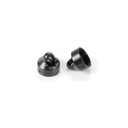 Tapón amortiguador aluminio SWISS 7075 T6 negro (2) Xray 358053