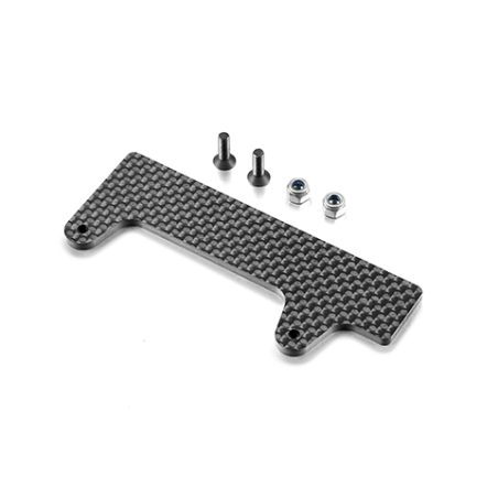 Soporte ventilador carbono GTX8E 2.5 mm Xray 356241