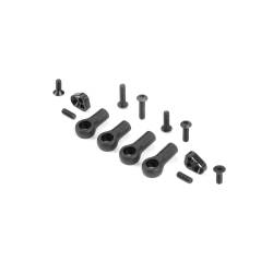 Rótula amortiguador trasero aluminio set (1+1) Xray 362390