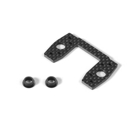 Graphite center diff mounting plate Xray 354057