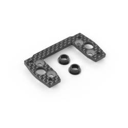 Placa central corona GTX graphite 2.5 mm Xray 354252