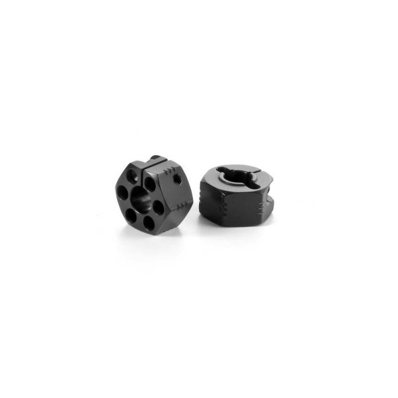 Hexágono rueda aluminio 12 mm offset +2.25 mm (2) Xray 365357