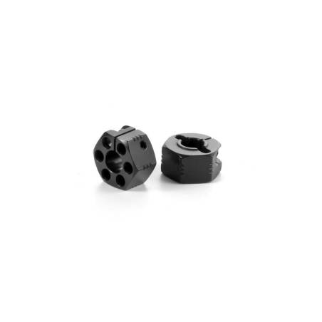 Hexágono rueda aluminio 12 mm offset +2.25 mm (2) Xray 365357