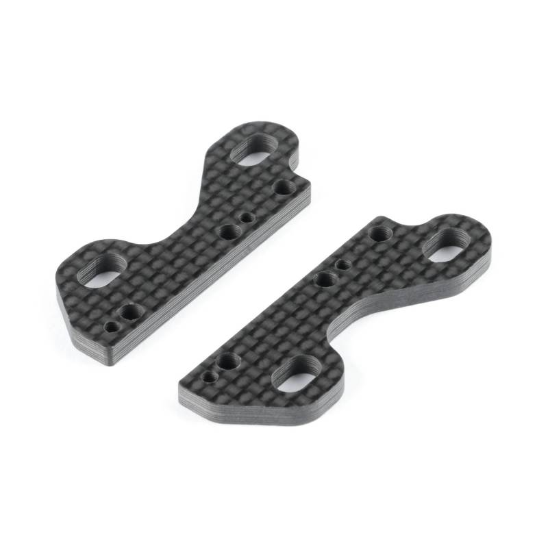 Abrazadera superior universal carbono X4 para soportes diferencial universales (2) Xray Ref. 301556