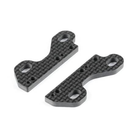 Abrazadera superior universal carbono X4 para soportes diferencial universales (2) Xray Ref. 301556