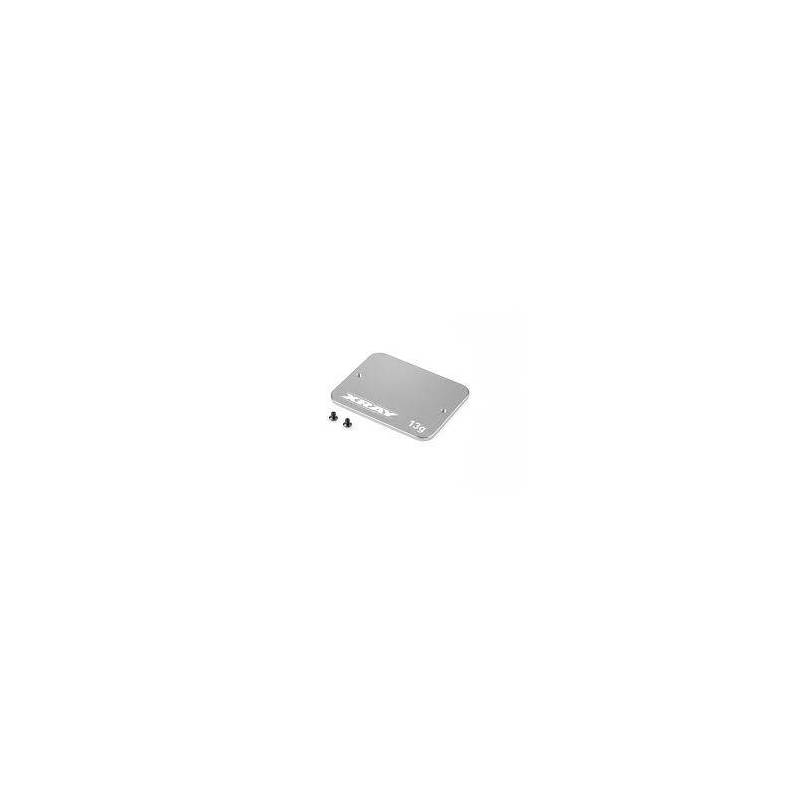 Peso acero bajo servo chasis 1 pieza Xray Ref. 326153