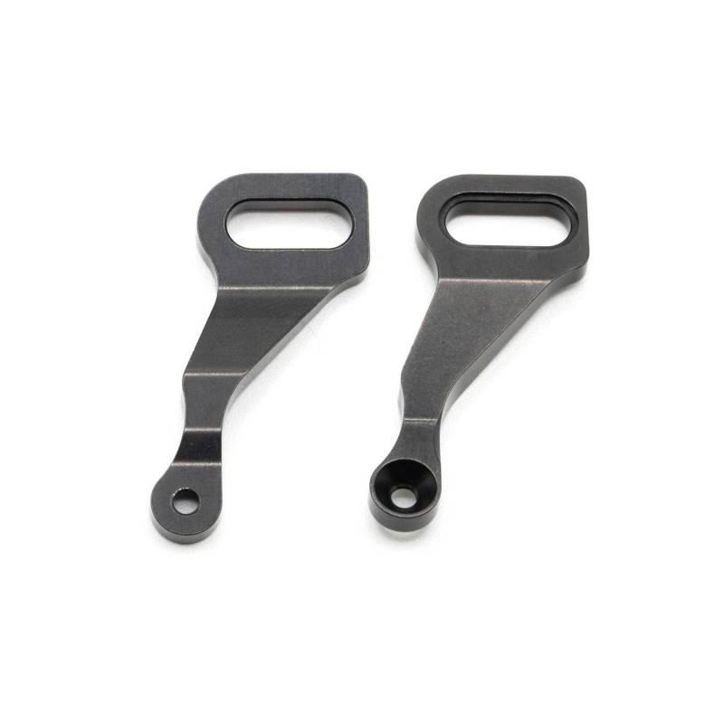 Placa trasera ARS aluminio X4 posición interna amortiguador derecho + izquierdo Xray Ref. 302387